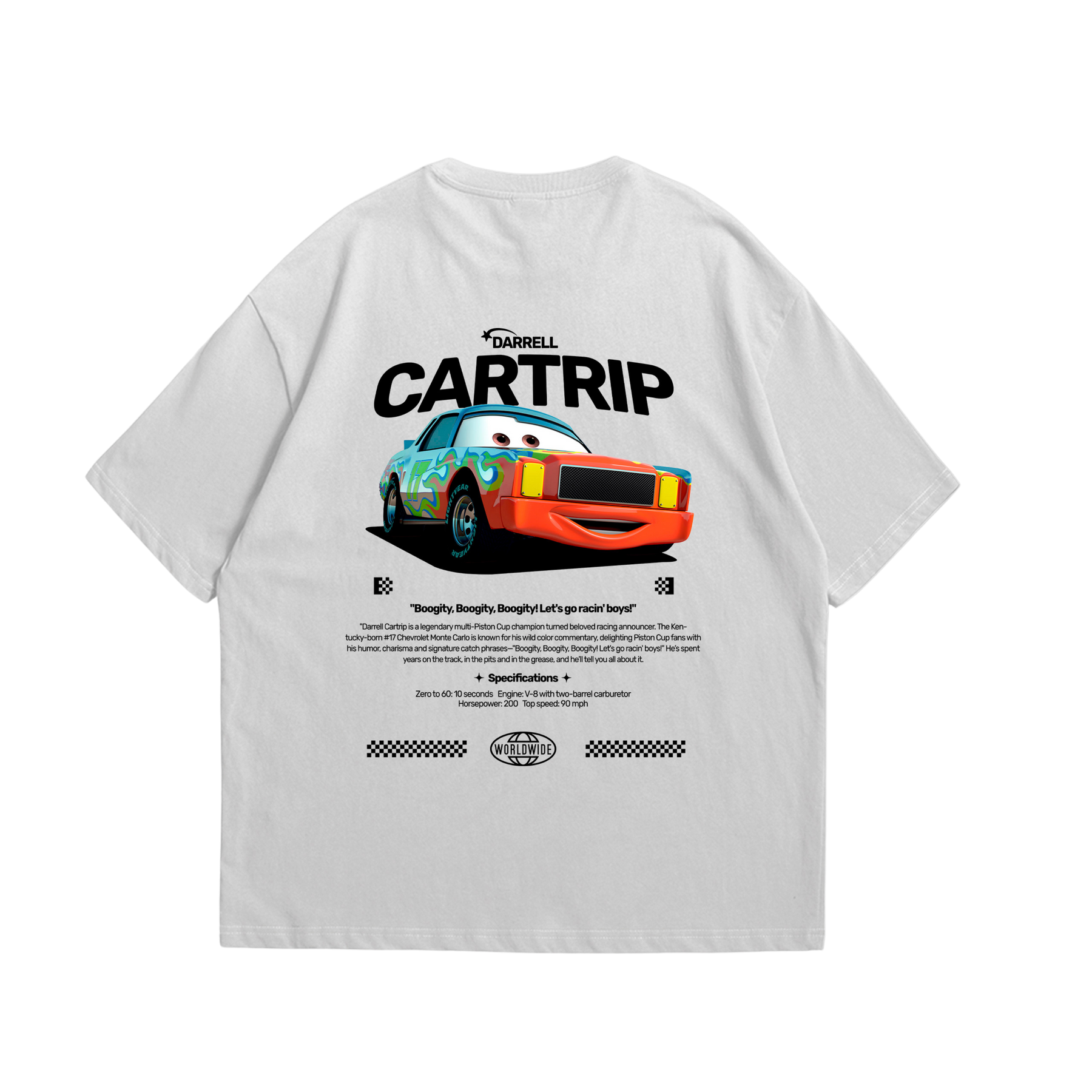 Camiseta Oversized Cartrip Cars