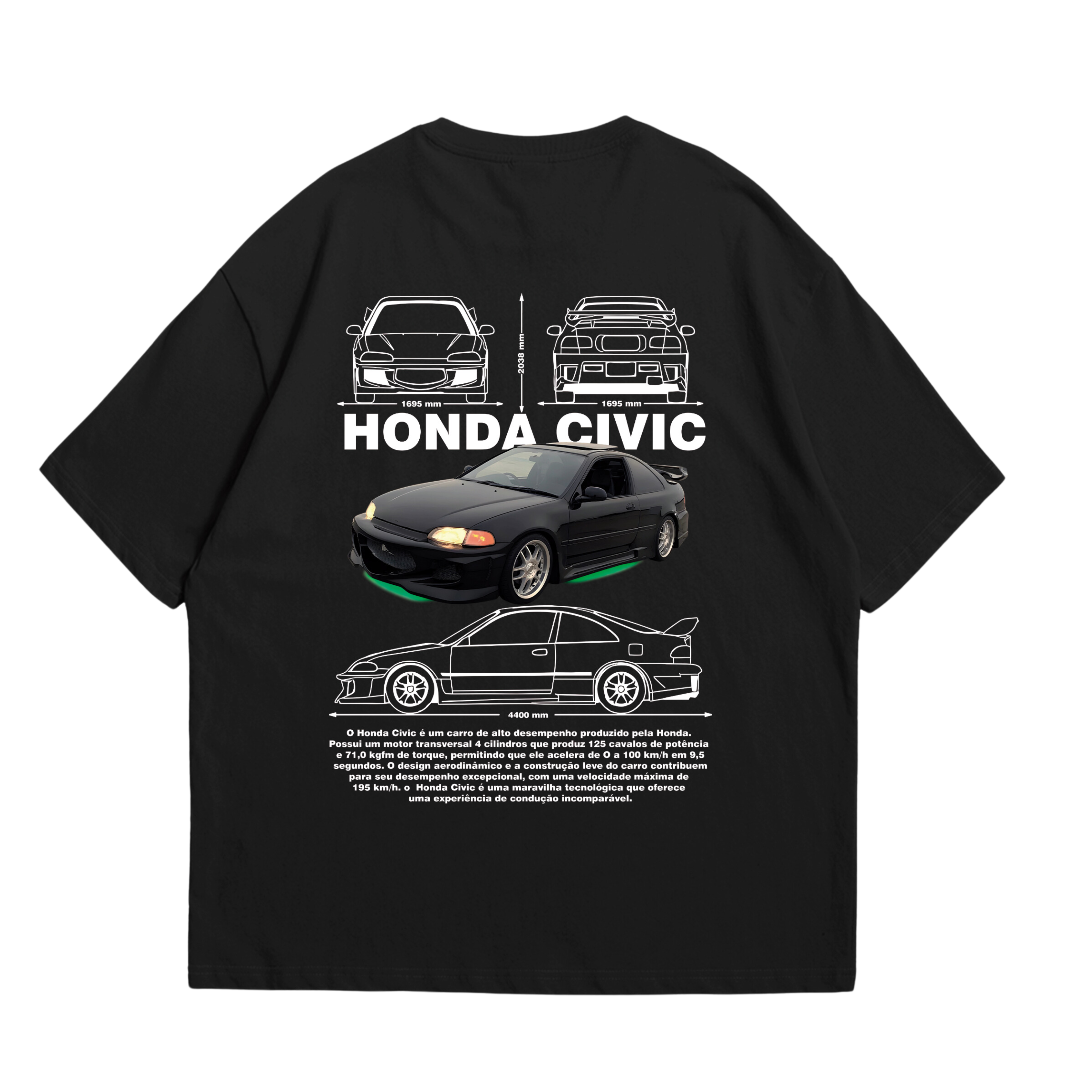 Camiseta Oversized Civic Toretto