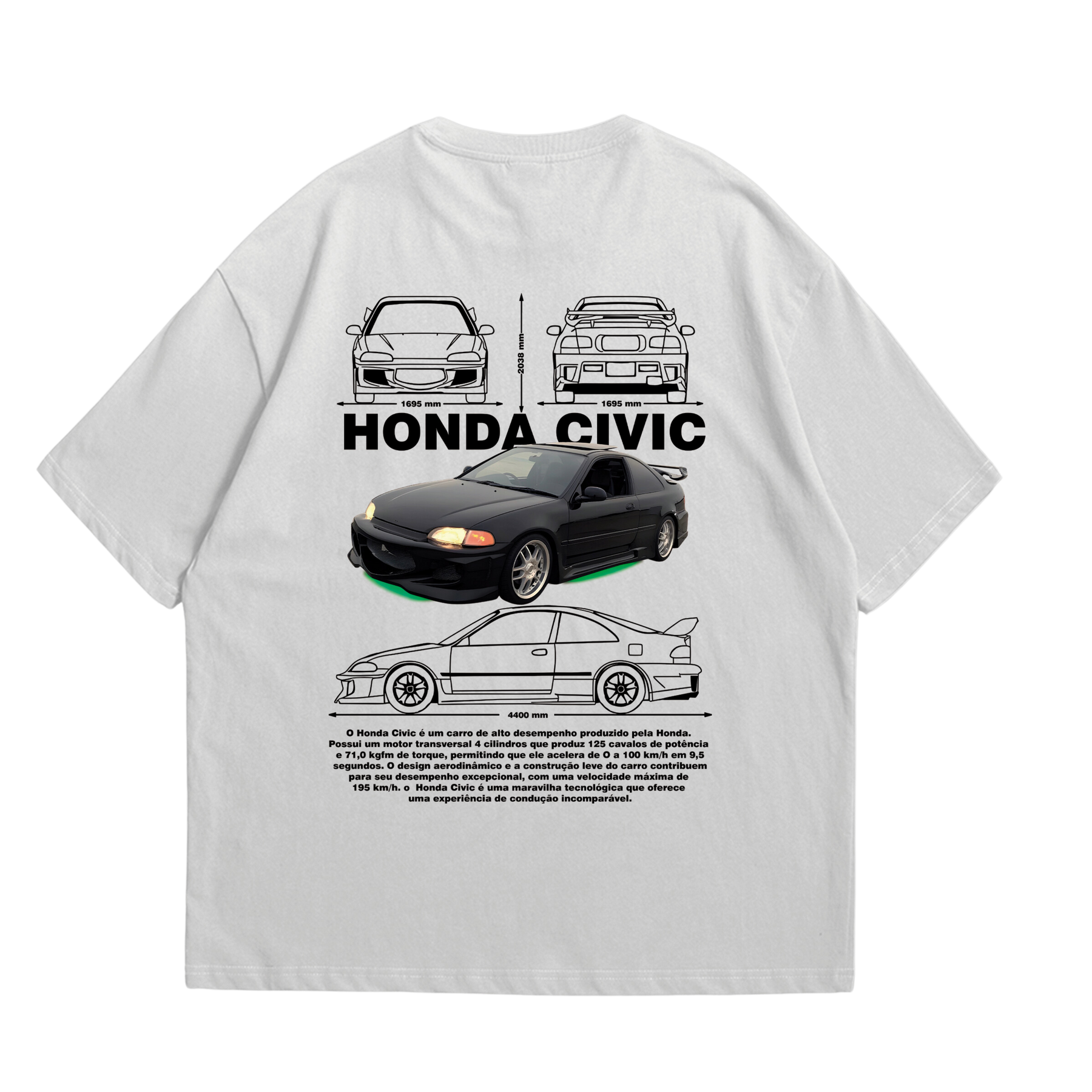 Camiseta Oversized Civic Toretto