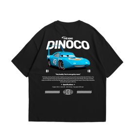 Camiseta Oversized Dinoco Cars