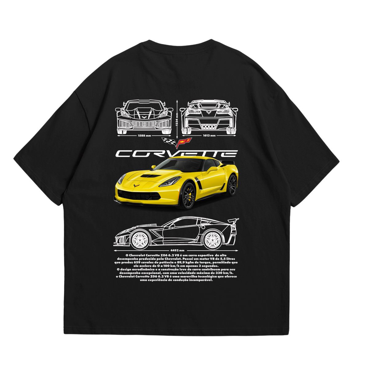 Camiseta Oversized Corvette