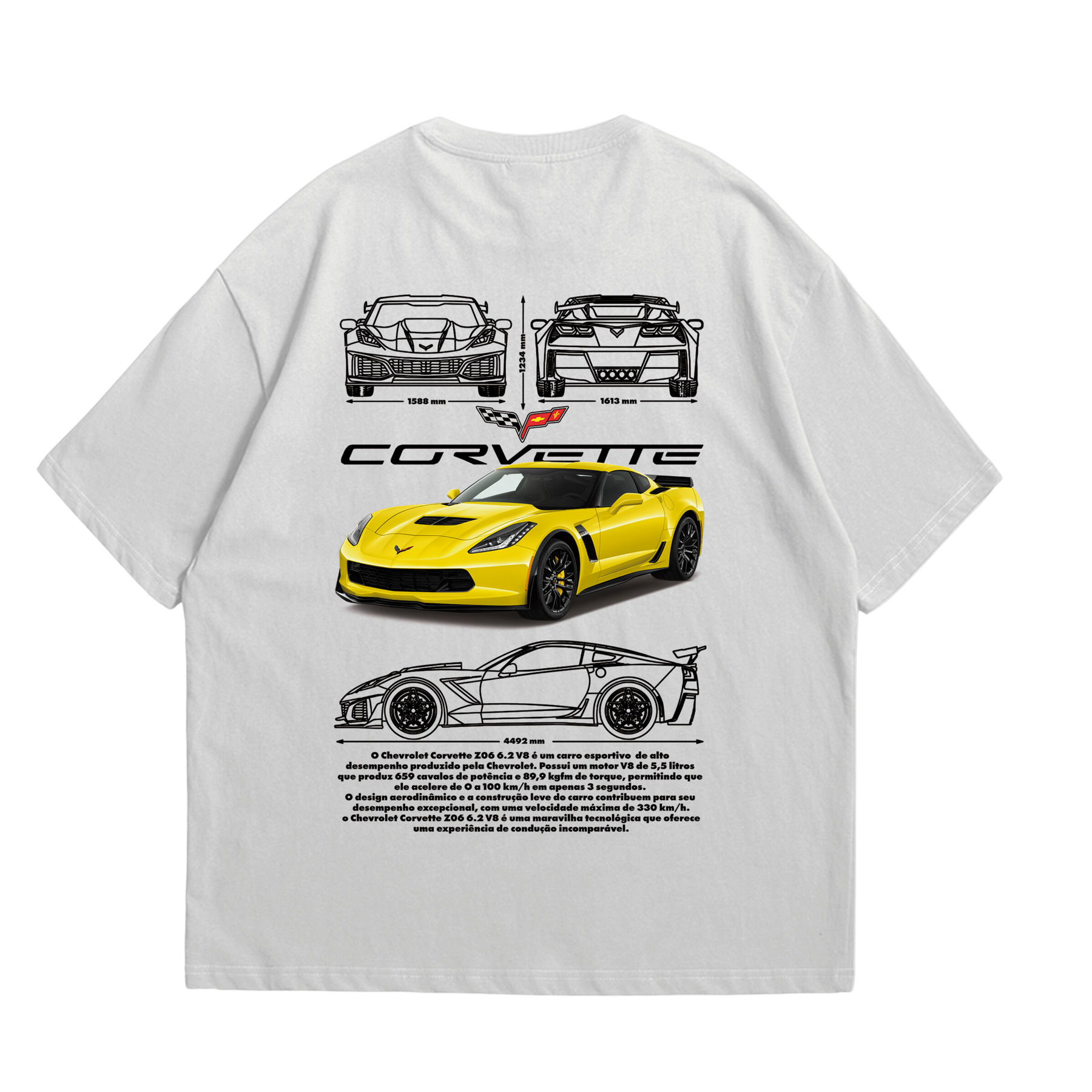 Camiseta Oversized Corvette