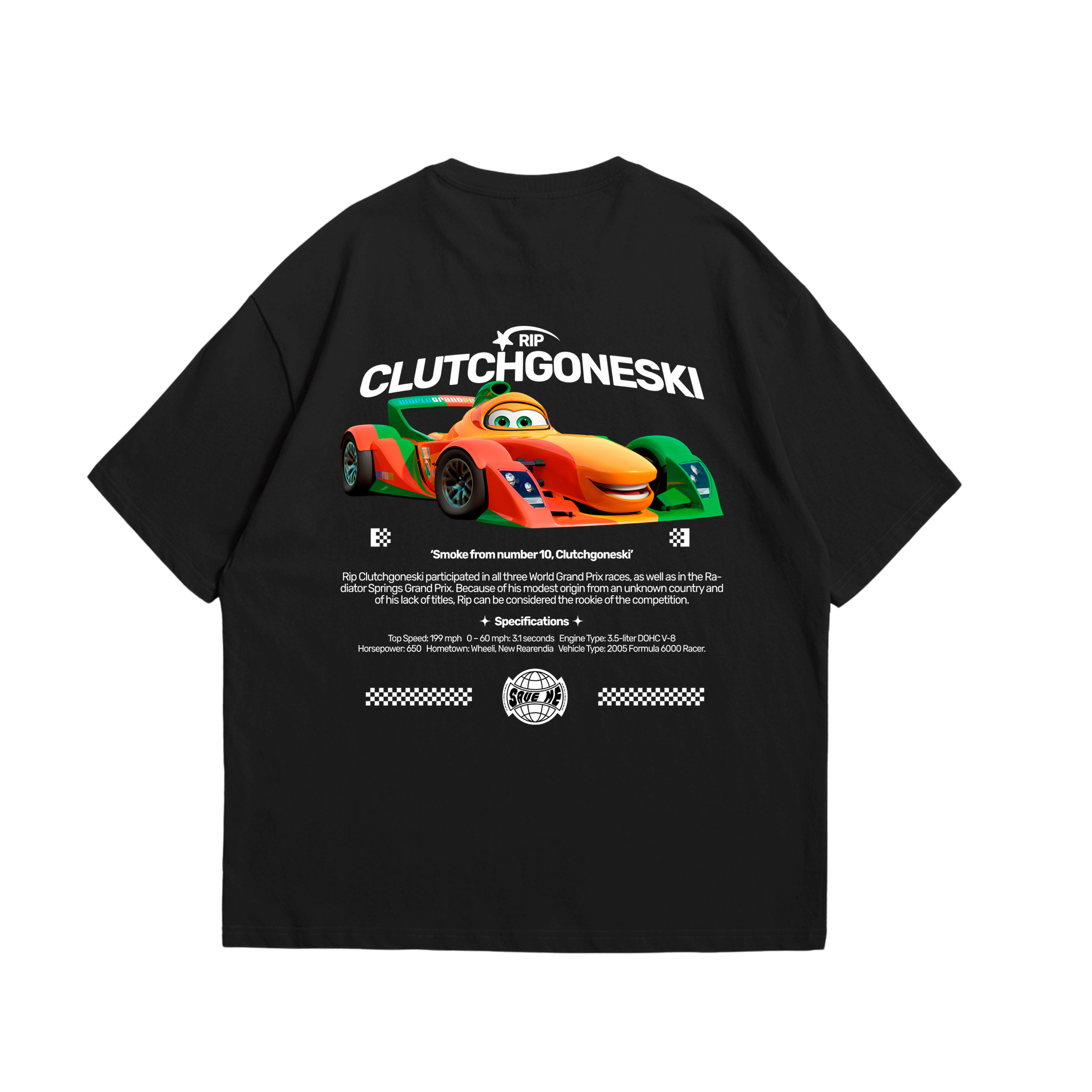 Camiseta Oversized Clutchgoneski Cars