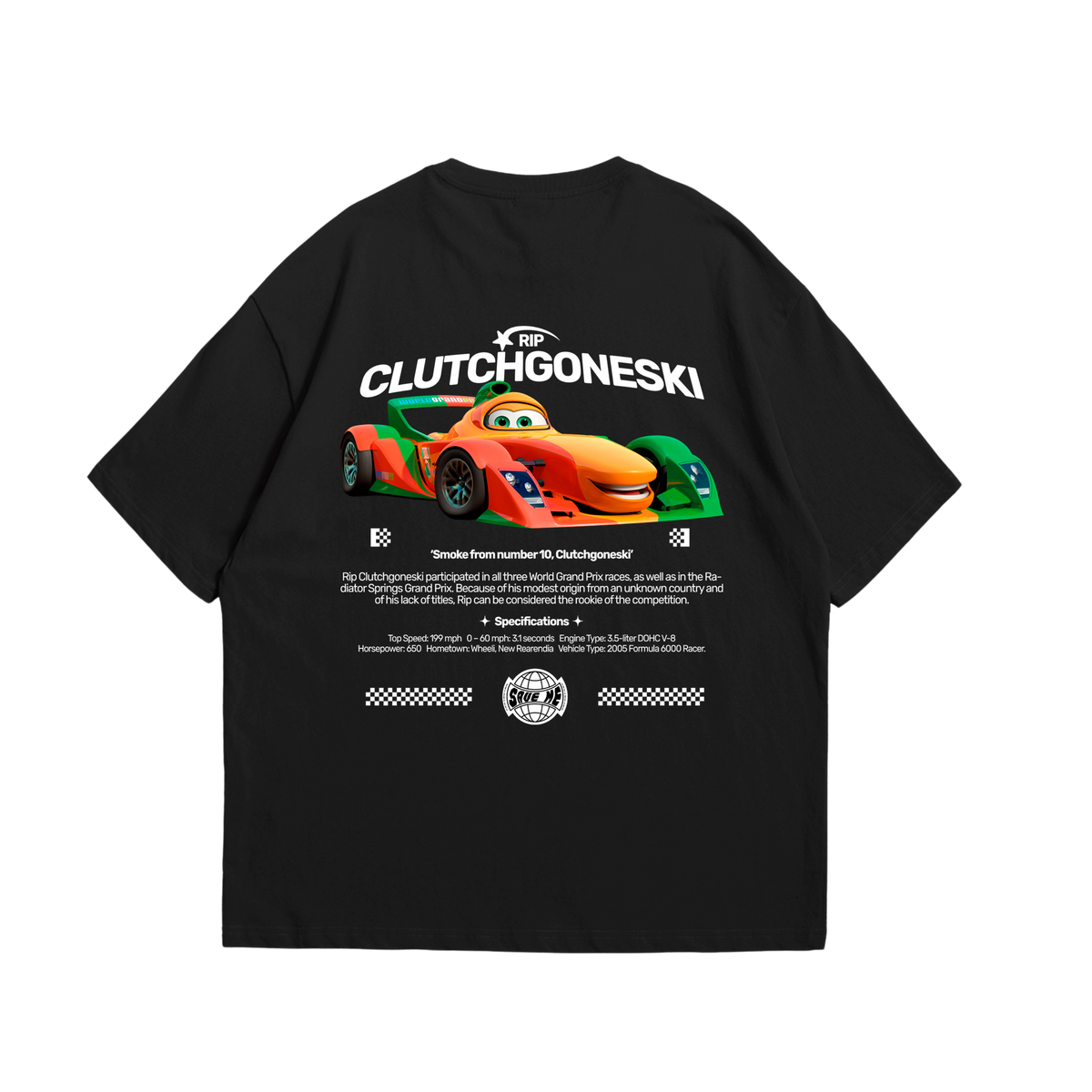 Camiseta Oversized Clutchgoneski Cars