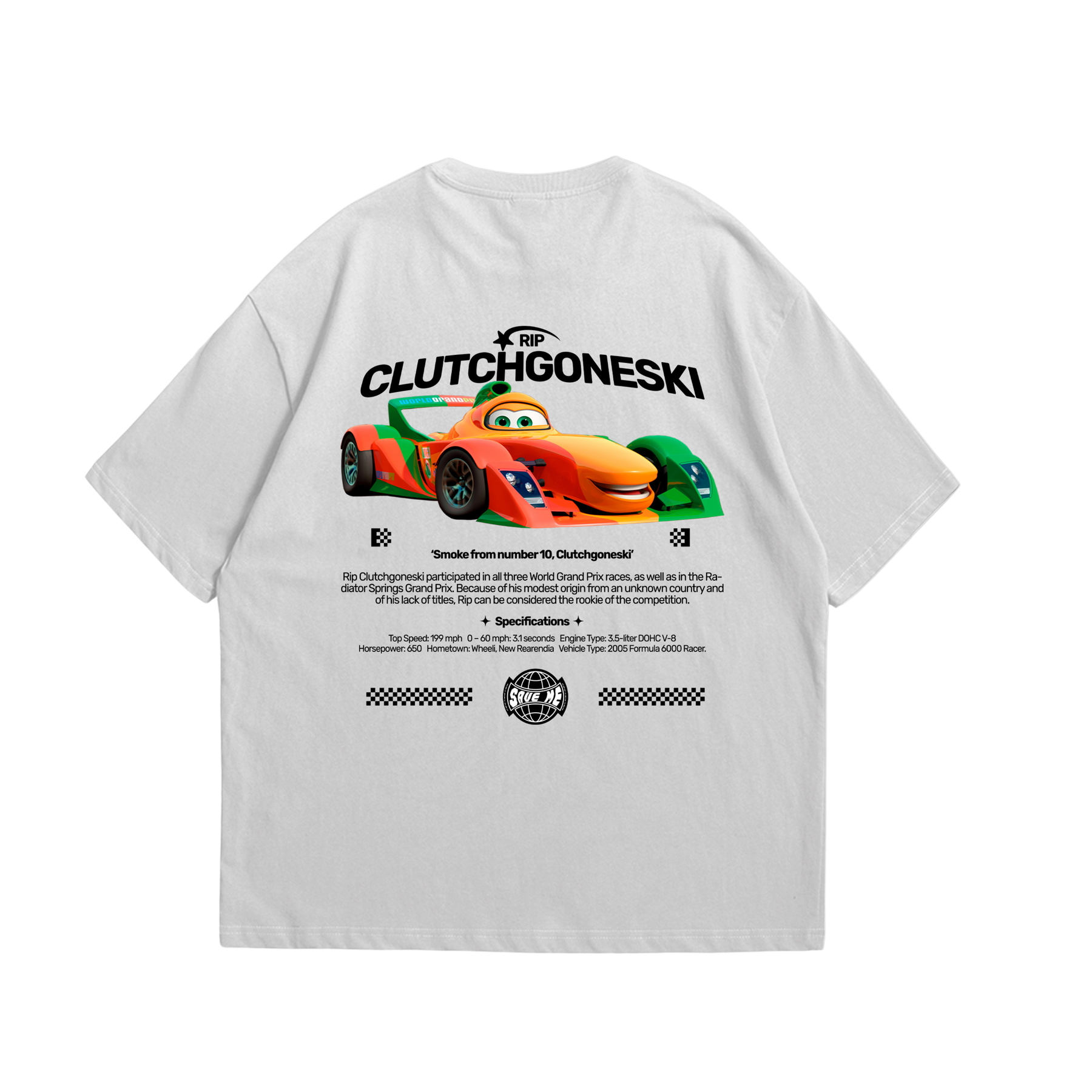 Camiseta Oversized Clutchgoneski Cars