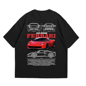 Camiseta Oversized Ferrari