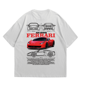 Camiseta Oversized Ferrari