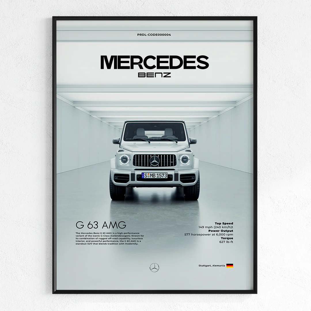 Quadro Mercedes G 63 40x60cm
