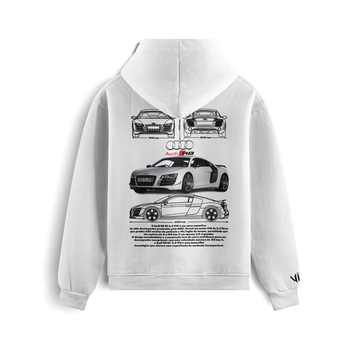 Moletom Audi R8