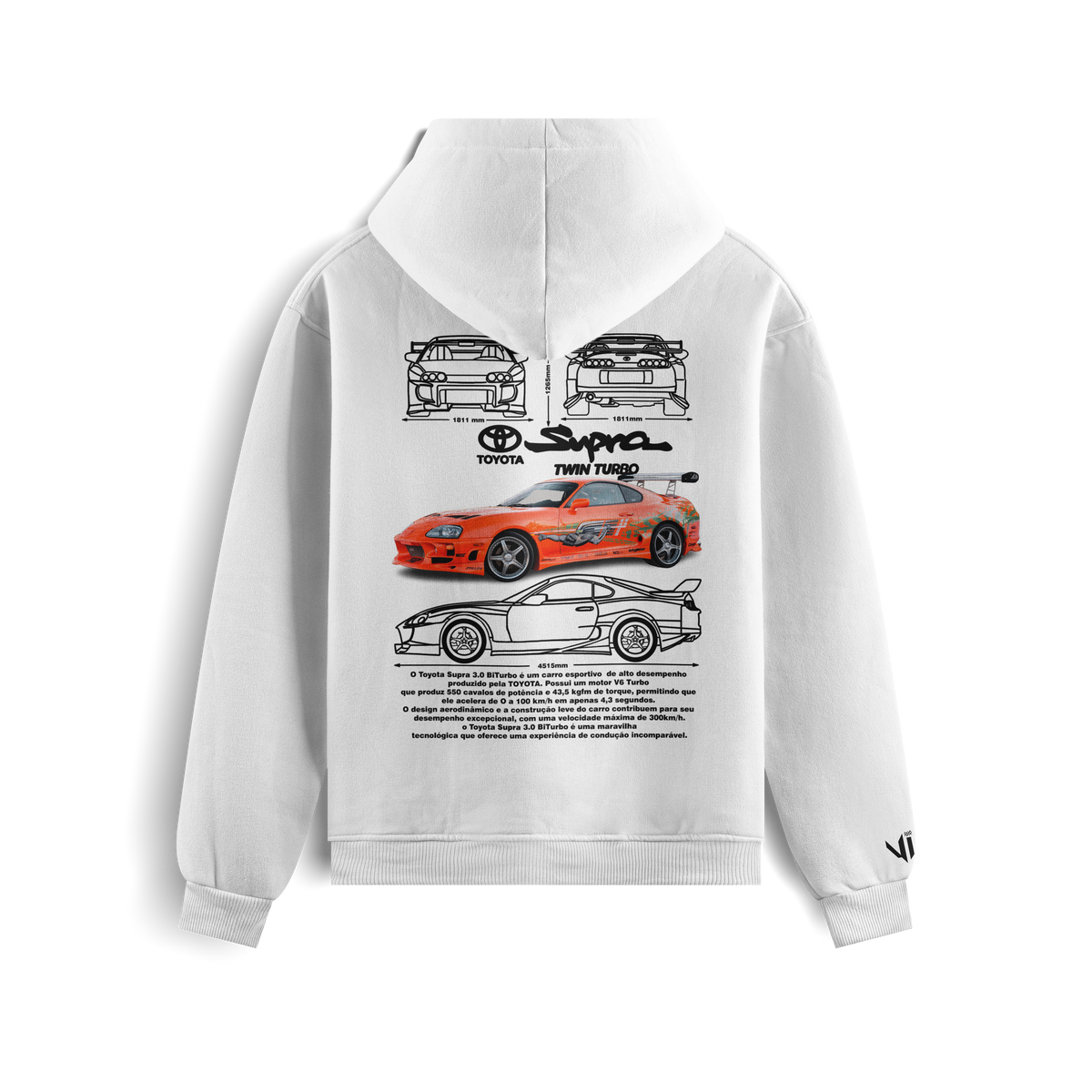 Moletom Supra Twin Turbo