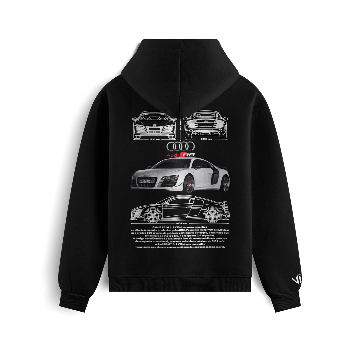 Moletom Audi R8