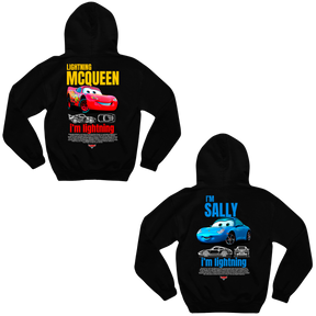 Kit Casal Moletons Mcqueen e Sally