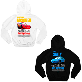Kit Casal Moletons Mcqueen e Sally