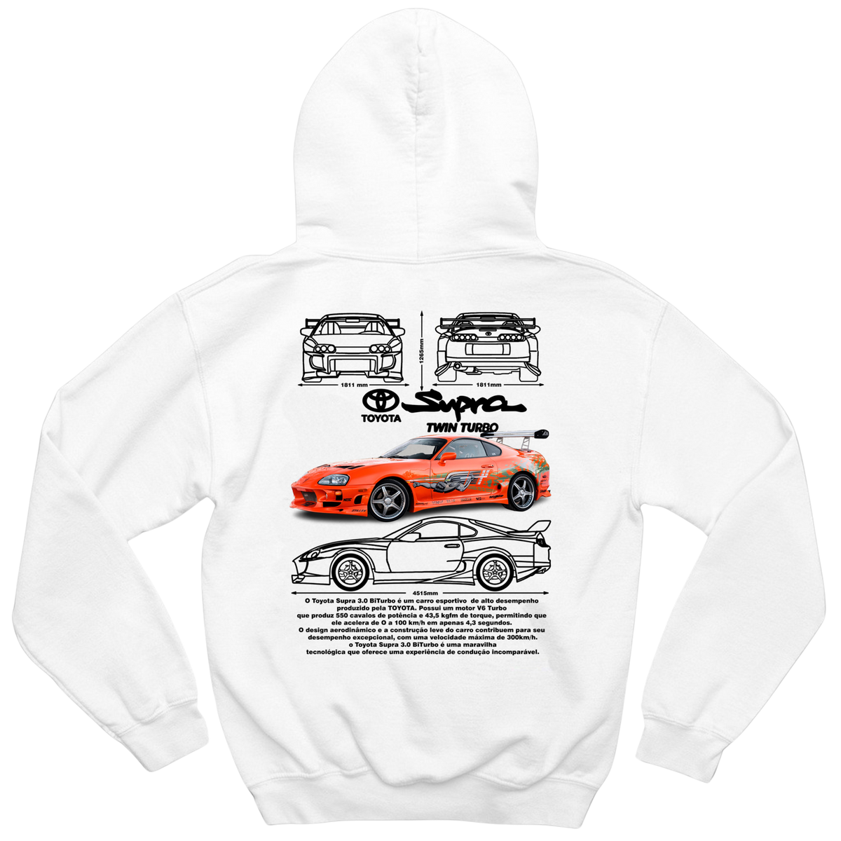 Moletom Supra Twin Turbo