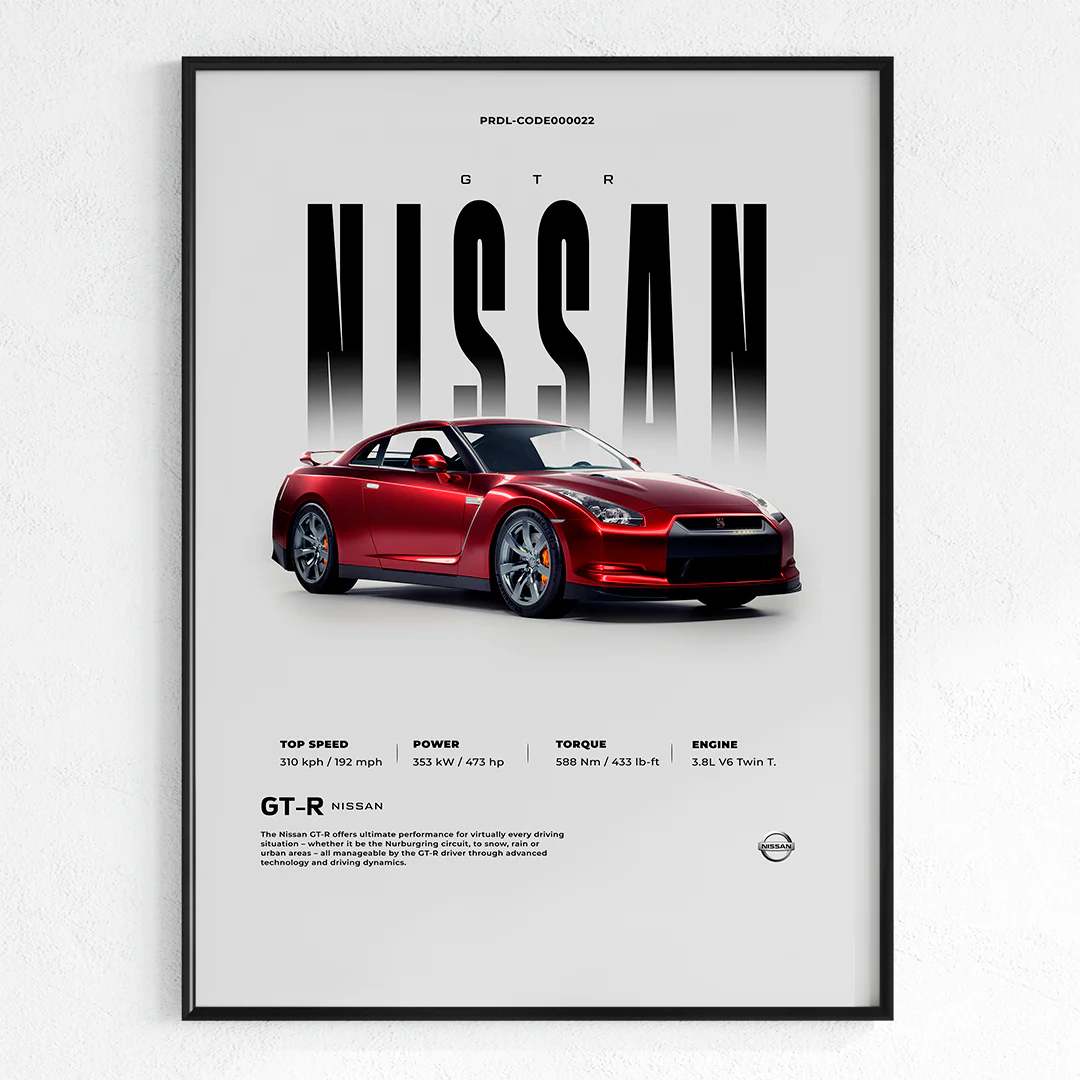 Quadro GT-R 40x60cm