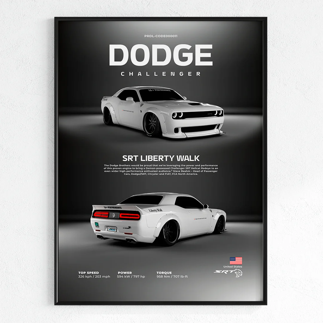 Quadro Dodge 40x60cm