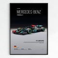 F1 Scuderia W12 40x60cm Print