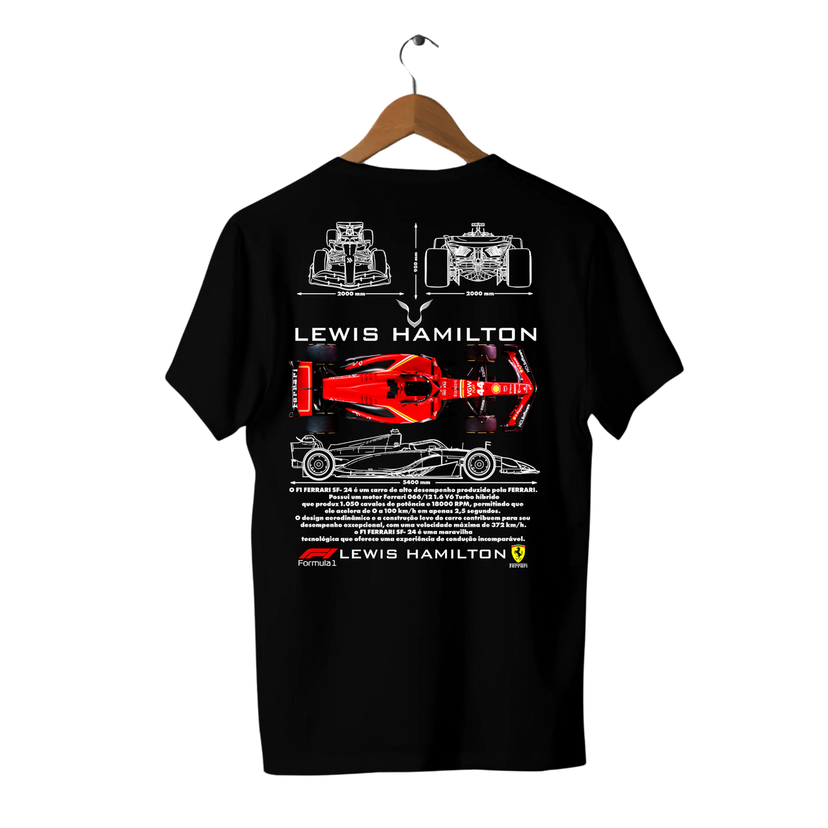 Camiseta Lewis Hamilton F1