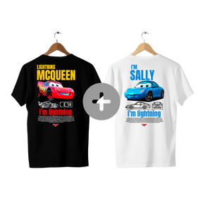 Camiseta Mcqueen e Sally Casal