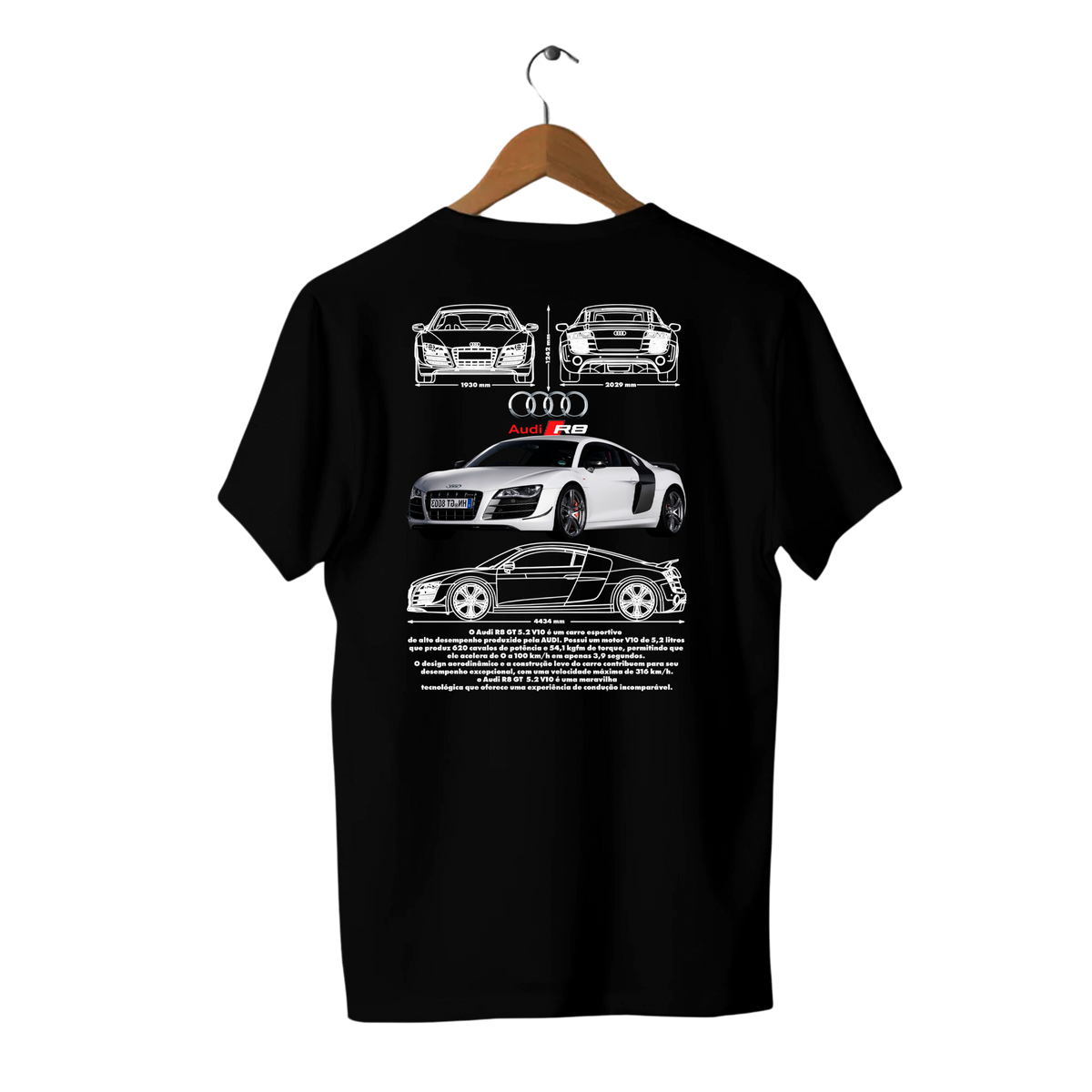 Camiseta Audi R8