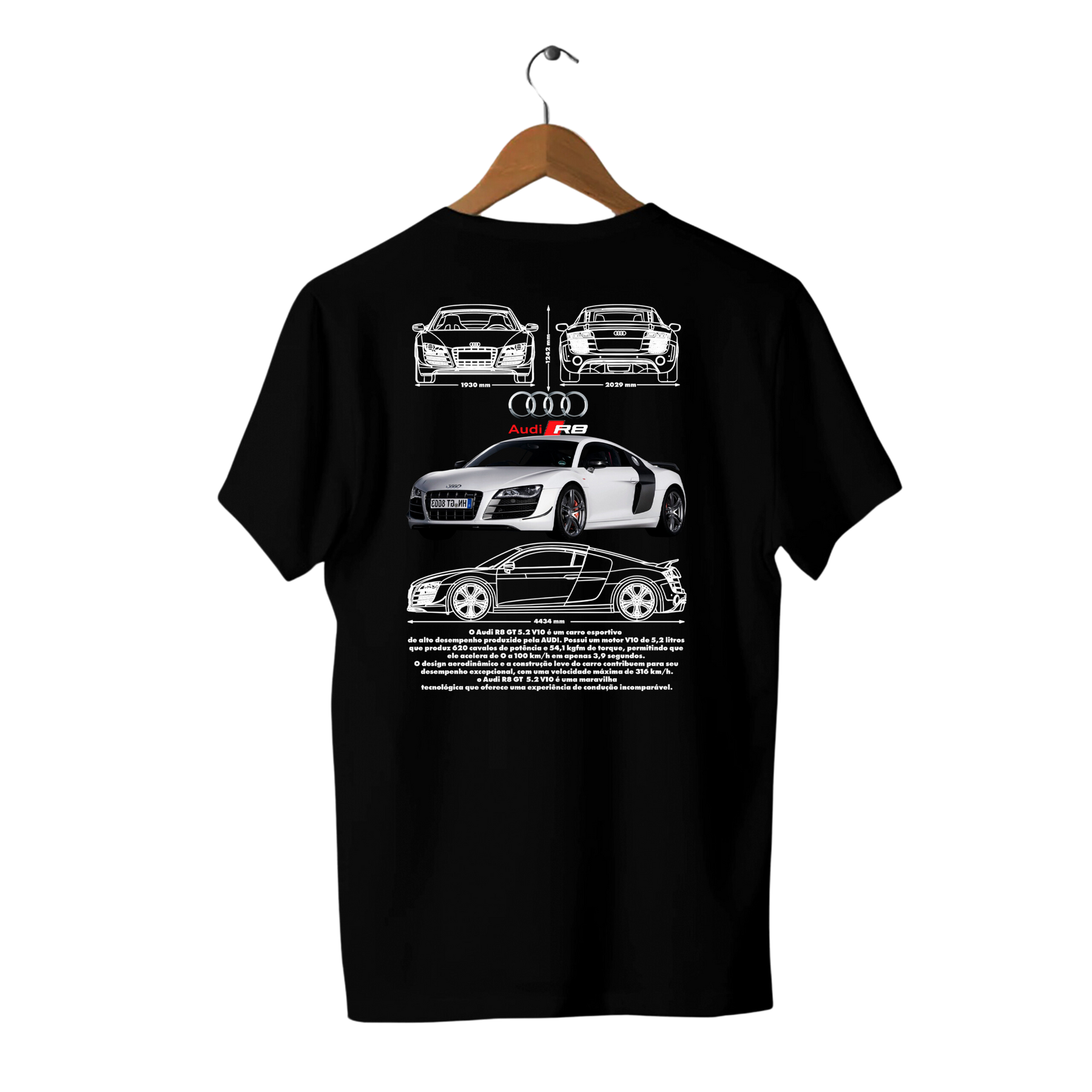 Camiseta Audi R8