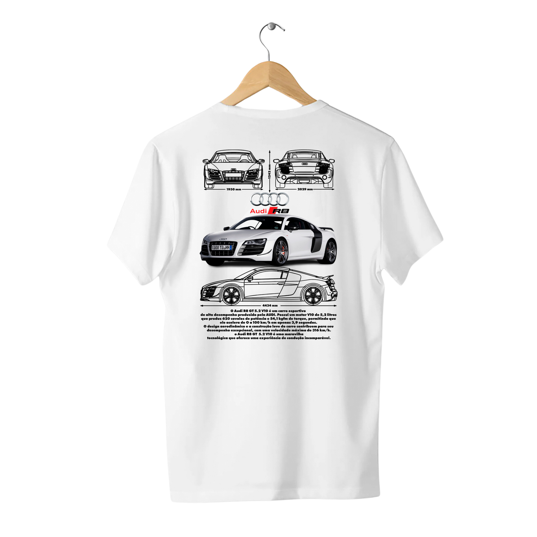 Camiseta Audi R8