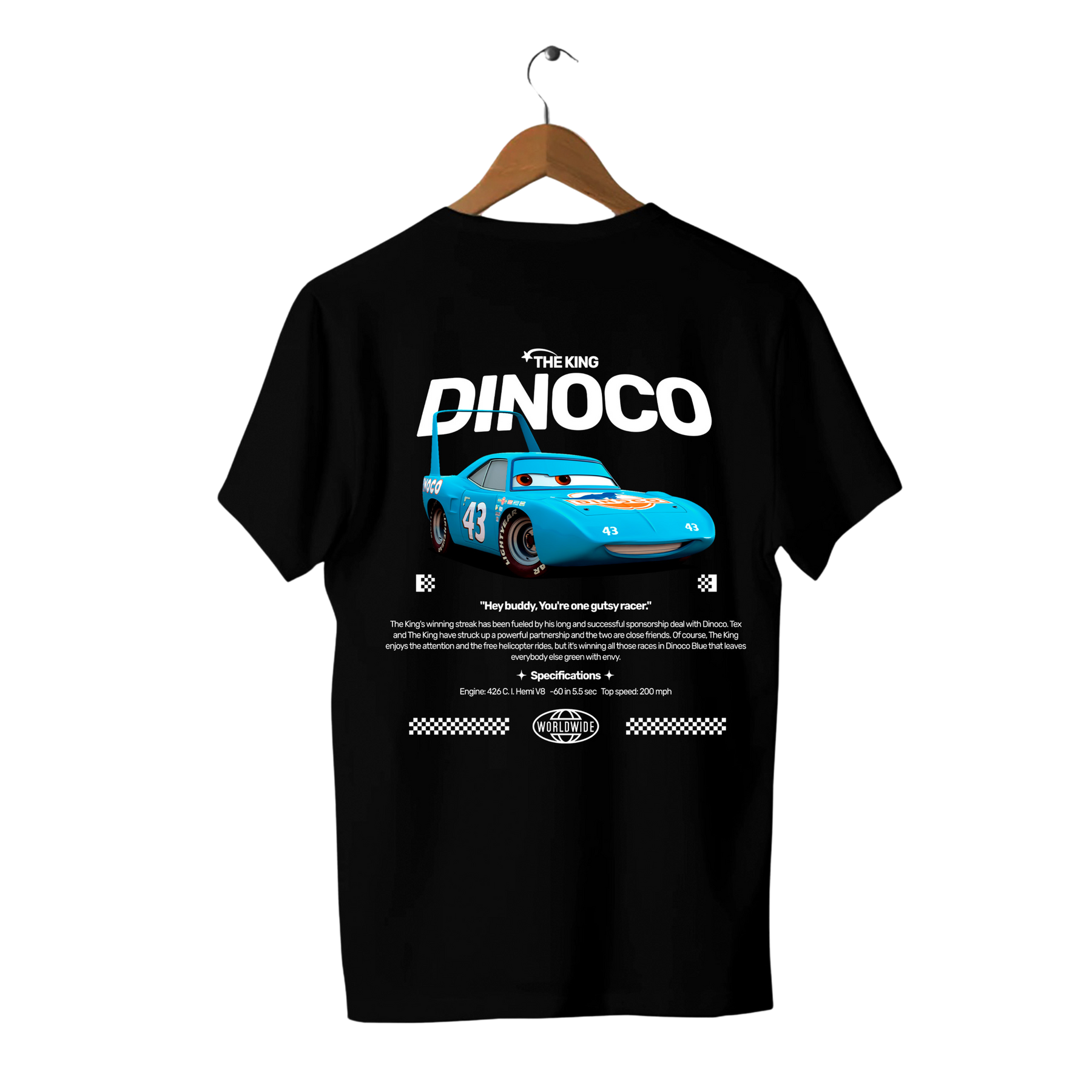 Camiseta Dinoco Cars