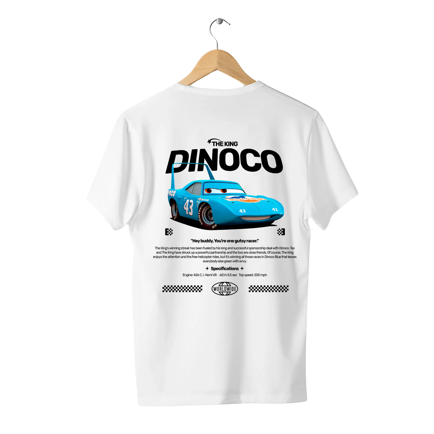 Camiseta Dinoco Cars