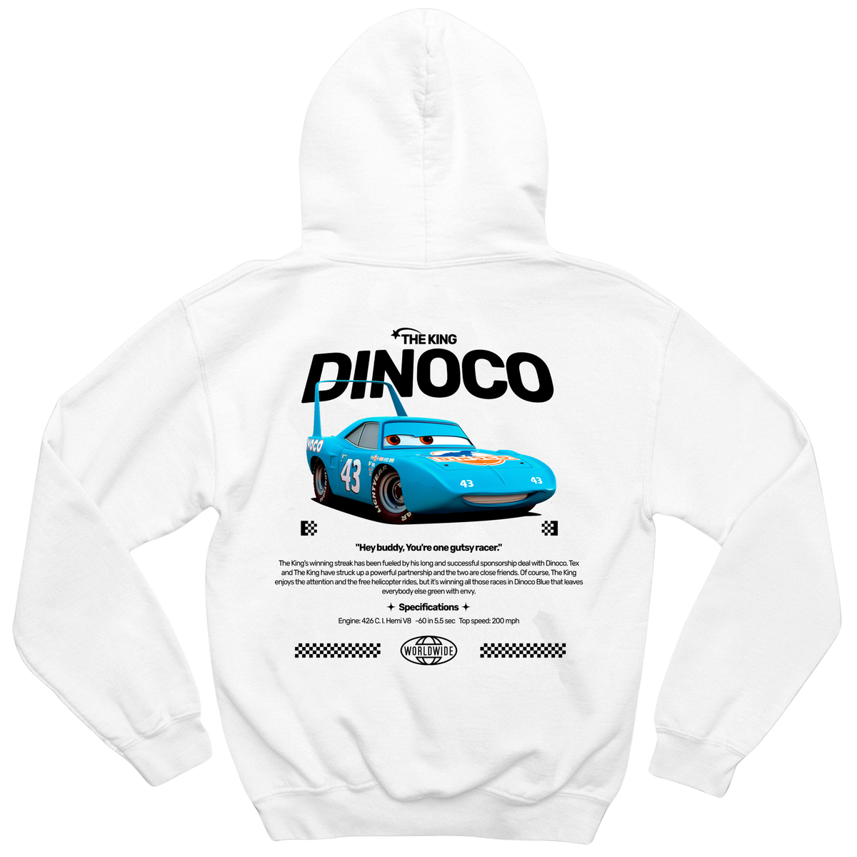 Moletom Dinoco Cars