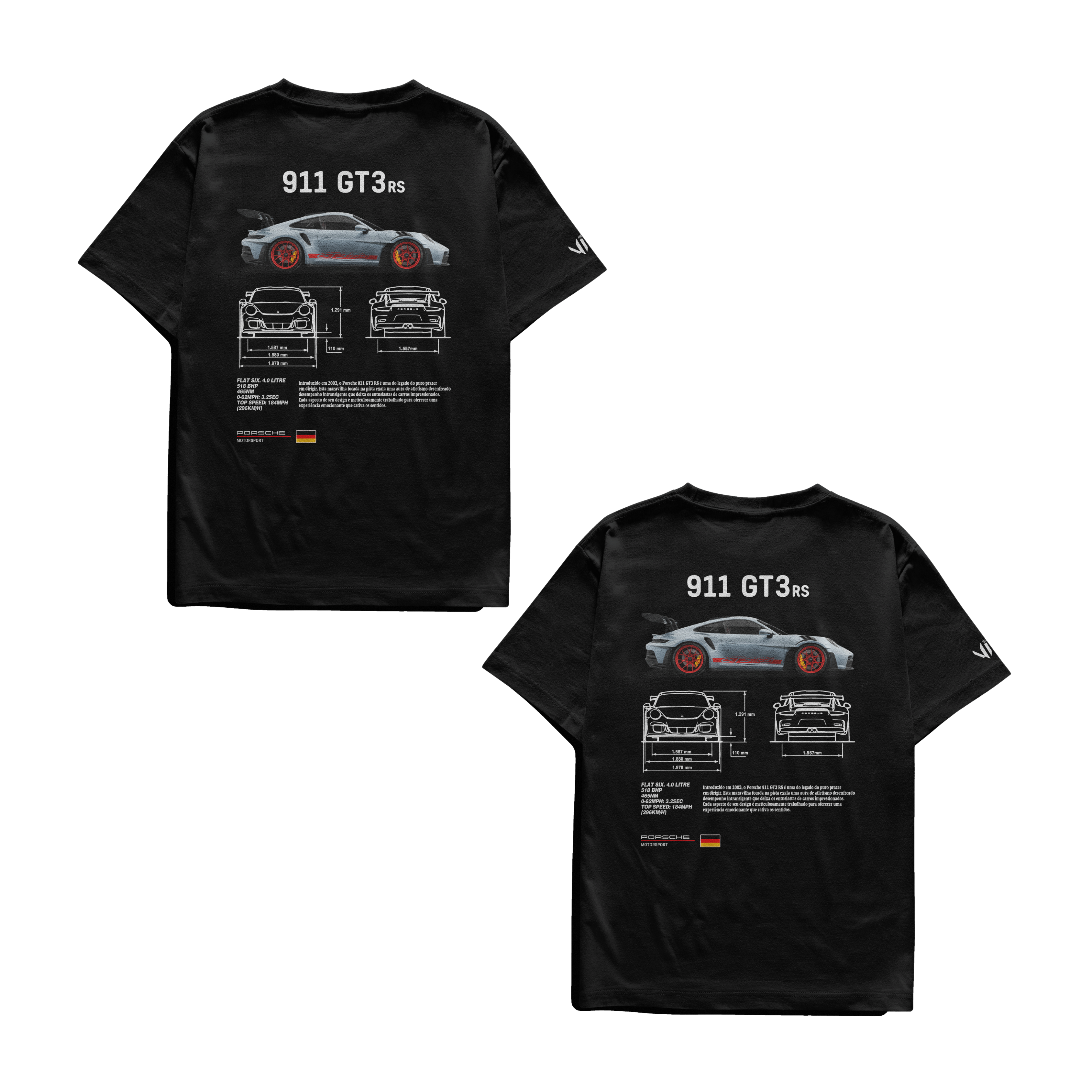 Camisetas Porsche Club e Porsche Club