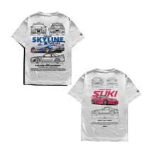 Camisetas Skyline e Suki S2000