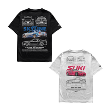 Camisetas Skyline e Suki S2000