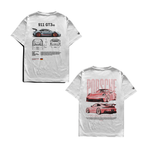 Camiseta Porsche e Porsche Pink Casal