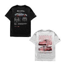 Camiseta Porsche e Porsche Pink Casal