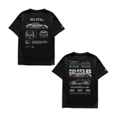 Camisetas Porsche Club e Porsche GT3rs Pink