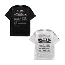 Camisetas Porsche Club e Porsche GT3rs Pink