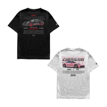 Camiseta Porsche Black e Porsche Pink Casal