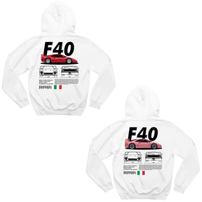 Moletom Ferrari F40 e Ferrari F40 Pink Casal