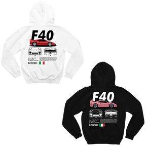 Moletom Ferrari F40 e Ferrari F40 Pink Casal