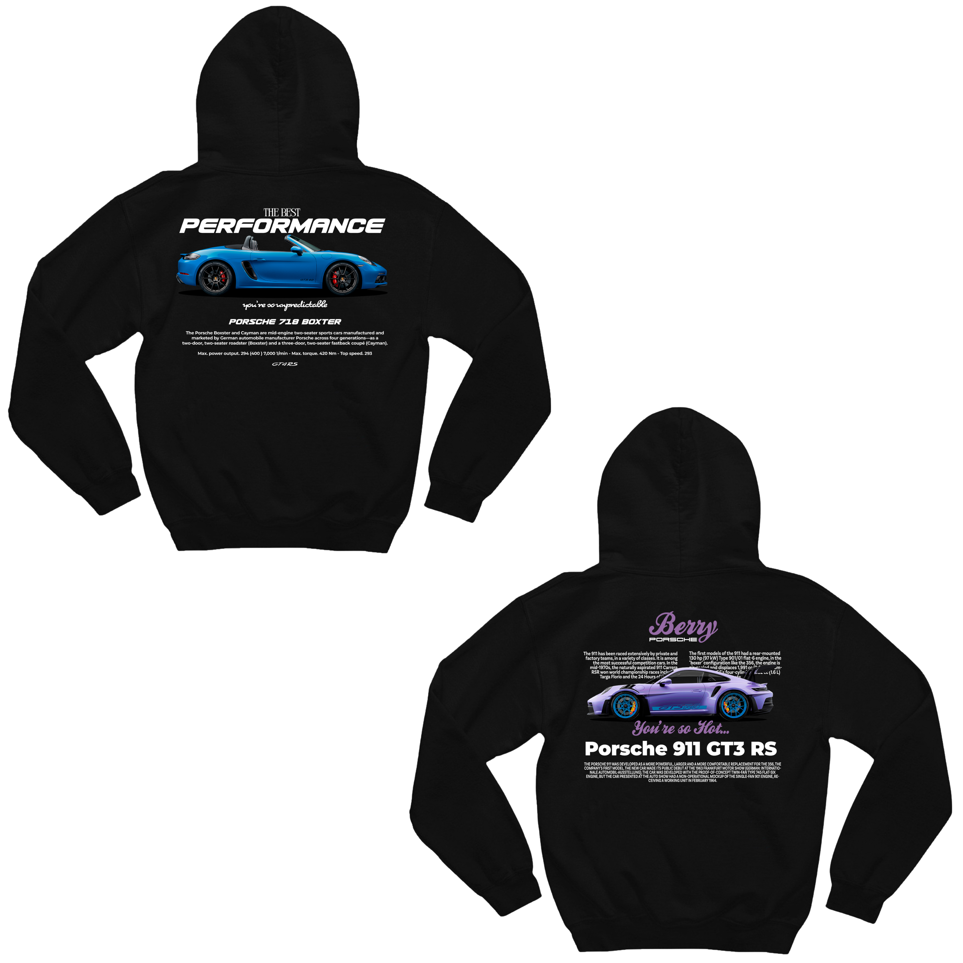 Moletom Porsche 718 e Porsche Berry Casal
