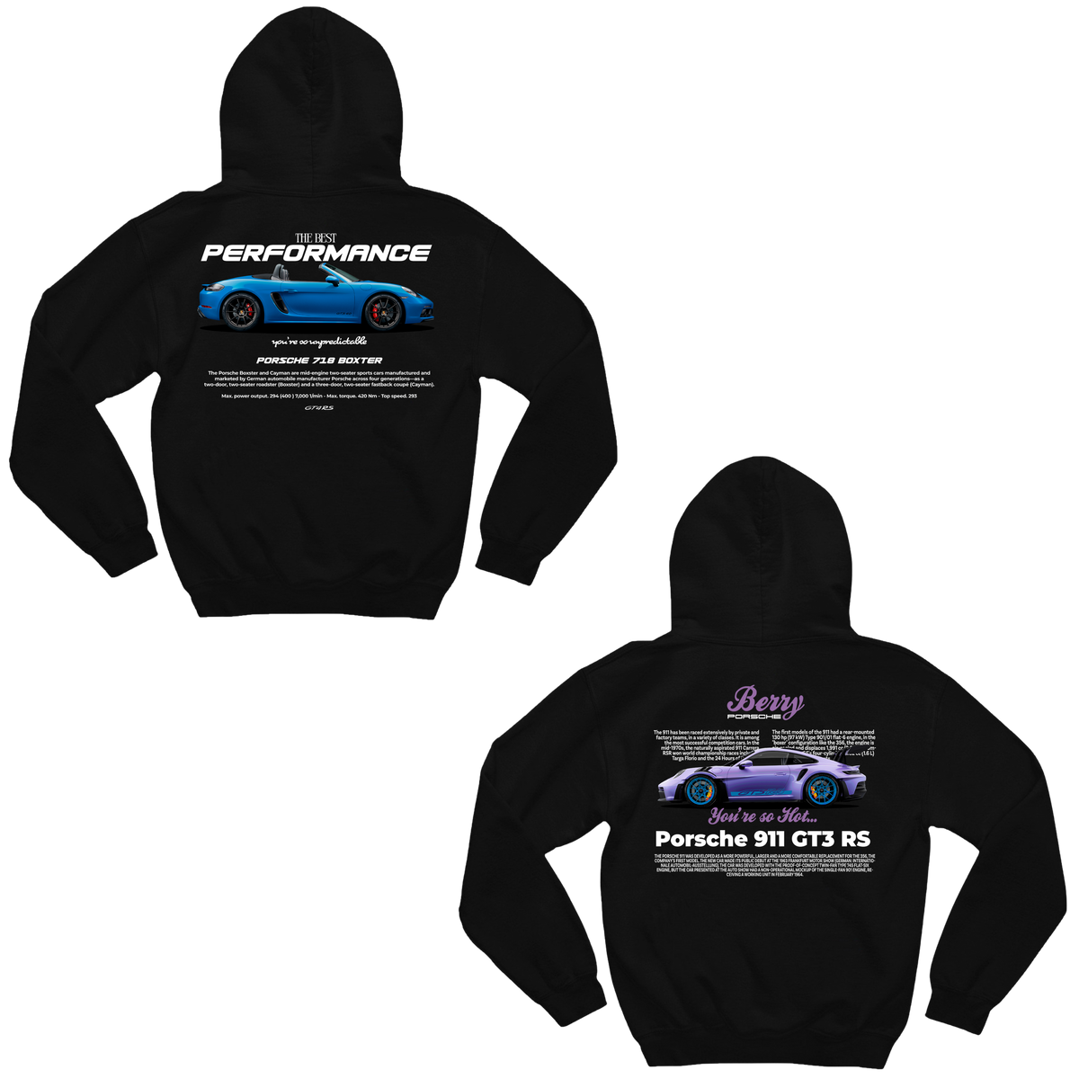Moletom Porsche 718 e Porsche Berry Casal