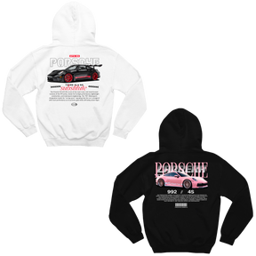 Moletom Porsche Black e Porsche Pink Casal