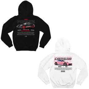Moletom Porsche Black e Porsche Pink Casal