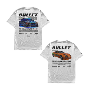 Camiseta Bullet Skyline e Bullet Supra