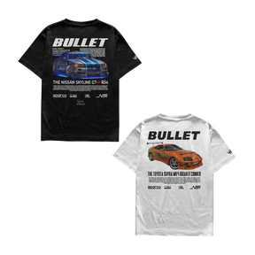 Camiseta Bullet Skyline e Bullet Supra