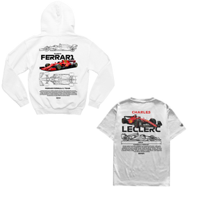 Moletom Ferrari Scuderia + Camiseta Charles Leclerc