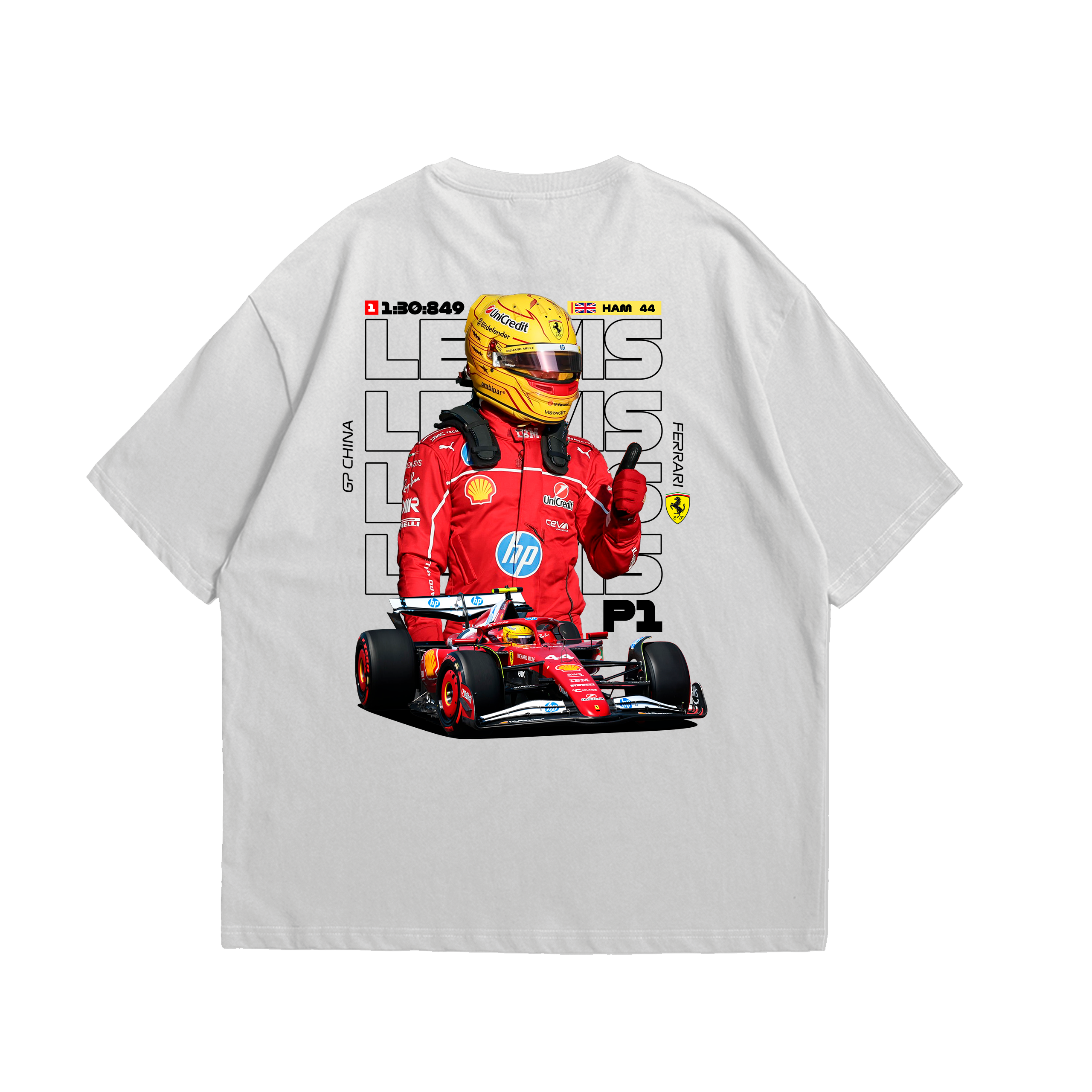 Camiseta Oversized Lewis Hamilton