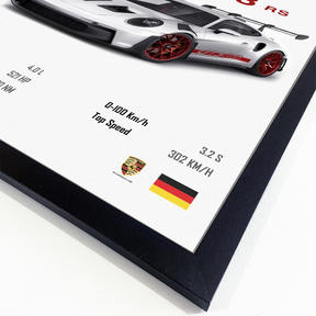 Quadro Porsche - 911 GT3 rs - 34x44cm