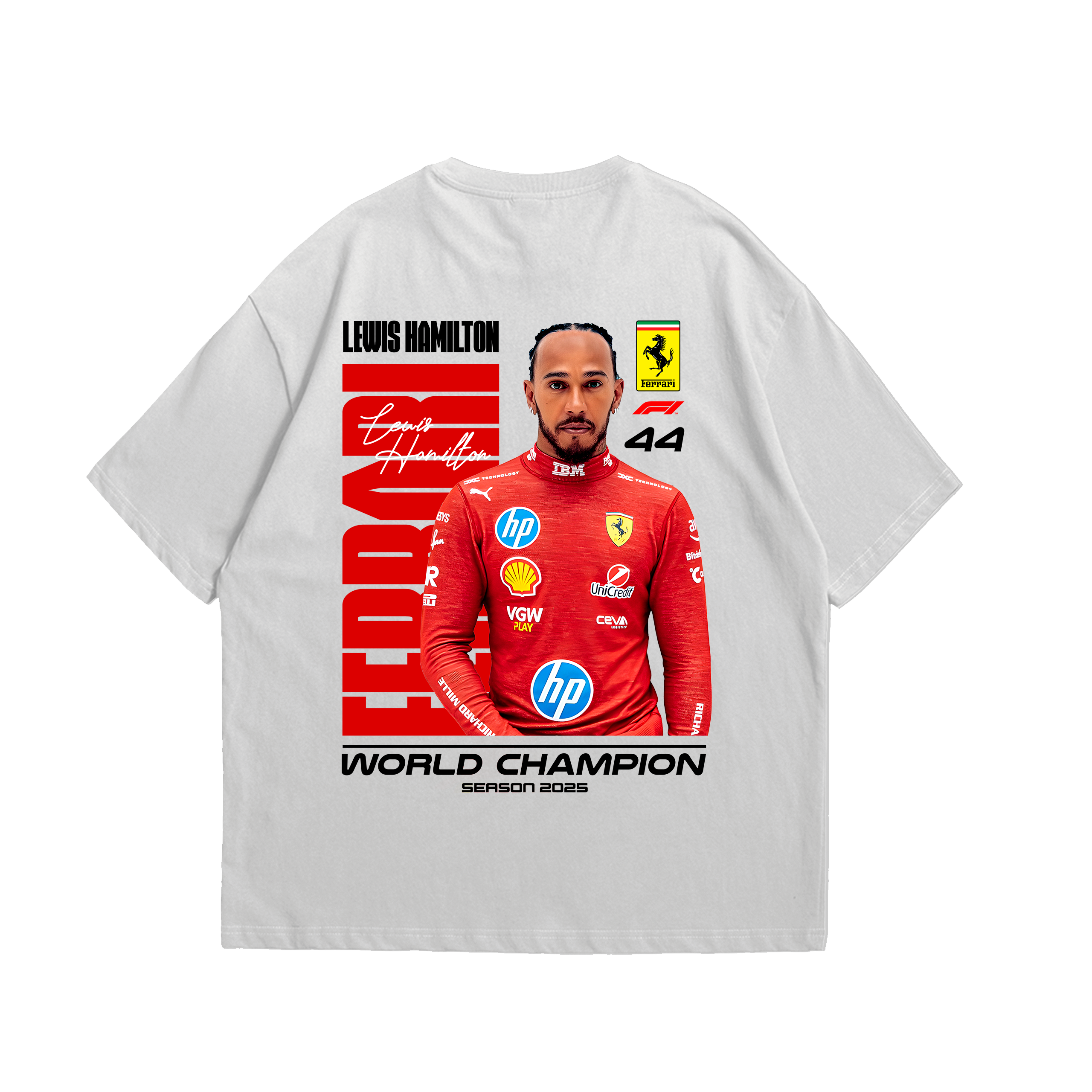 Camiseta Oversized Lewis Hamilton