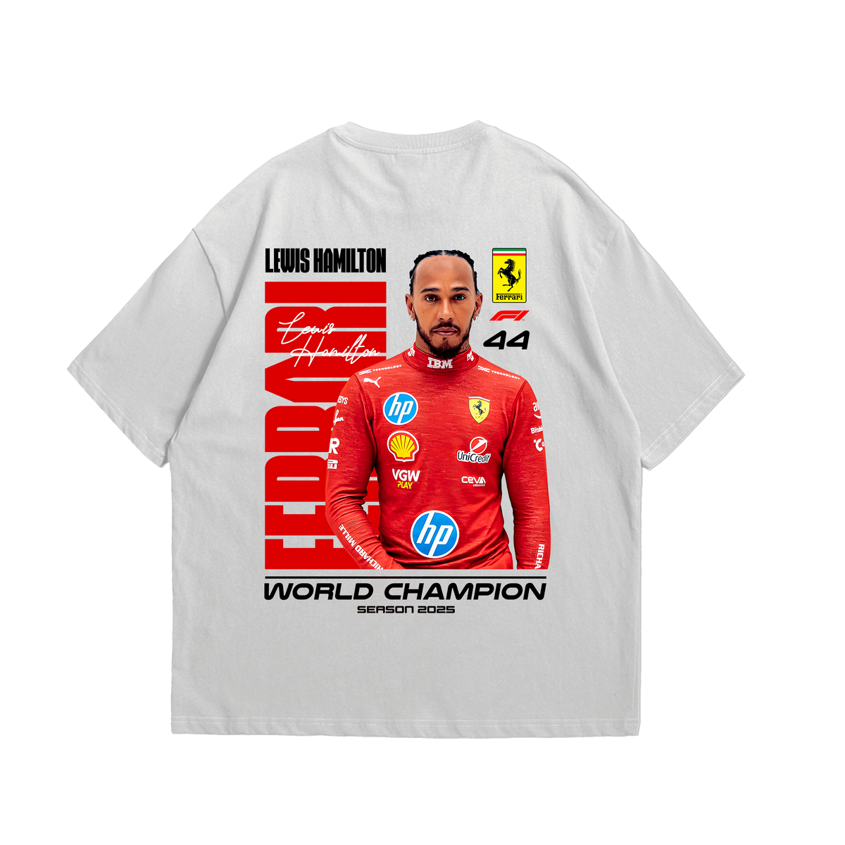 Camiseta Oversized Lewis Hamilton